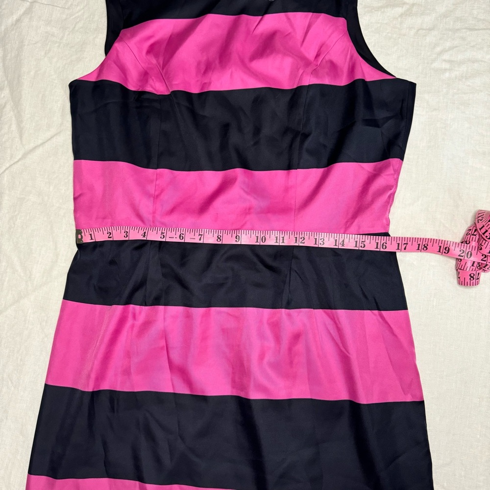 Pink and navy stripped Banana Republic dress - Picture 3 of 5